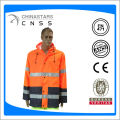 Impermeable de seguridad oxford con tres tonos EN471